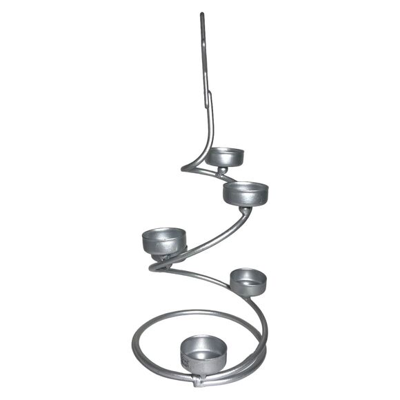 Christmas Tree Alternative 6 Tea Light Candle Holder by International Silver Co - Picture 4 of 7